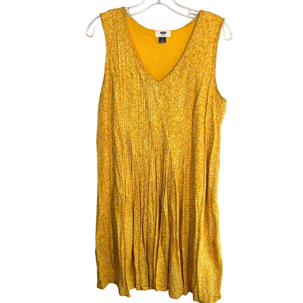 Old Navy Medium BOHO Yellow Women's Sleeveless Sun Dress Miss Size 8 10 M - Picture 3 of 7